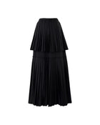 Enfold Random Pleats Skirt Black