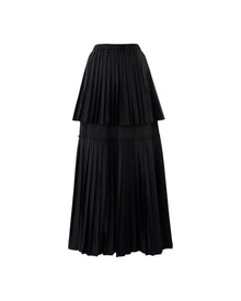 Enfold Random Pleats Skirt Black