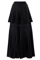 Enfold Random Pleats Skirt Black
