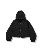 FFFPOSTALSERVICE Reia Hooded Parachute Jacket Black