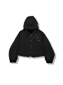 FFFPOSTALSERVICE Reia Hooded Parachute Jacket Black