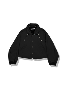 FFFPOSTALSERVICE Reia Hooded Parachute Jacket Black