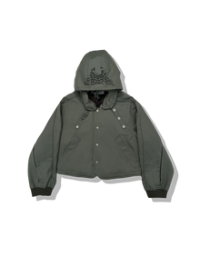 FFFPOSTALSERVICE Reia Hooded Parachute Jacket Tokyo Green