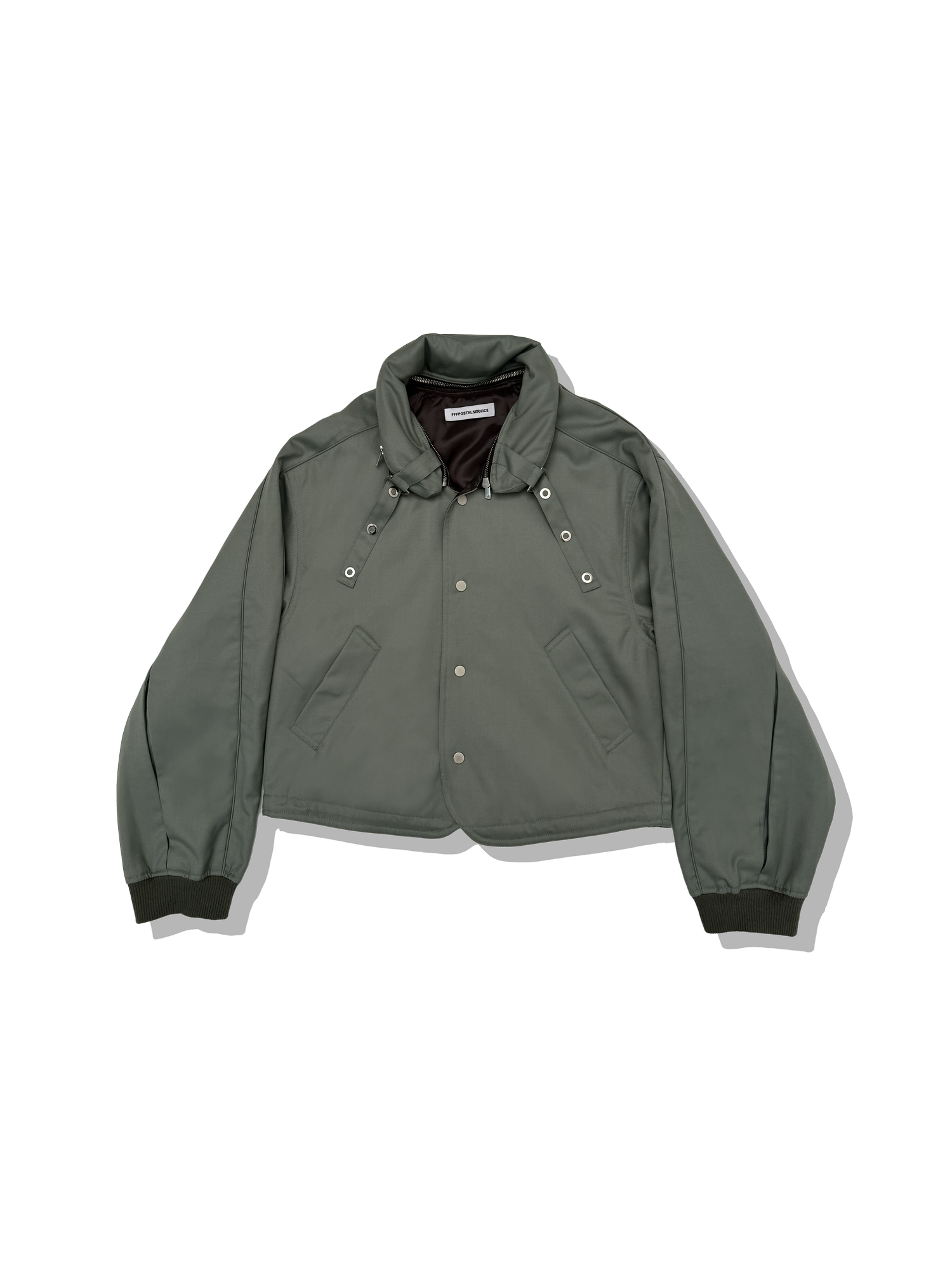 FFFPOSTALSERVICE Reia Hooded Parachute Jacket Tokyo Green