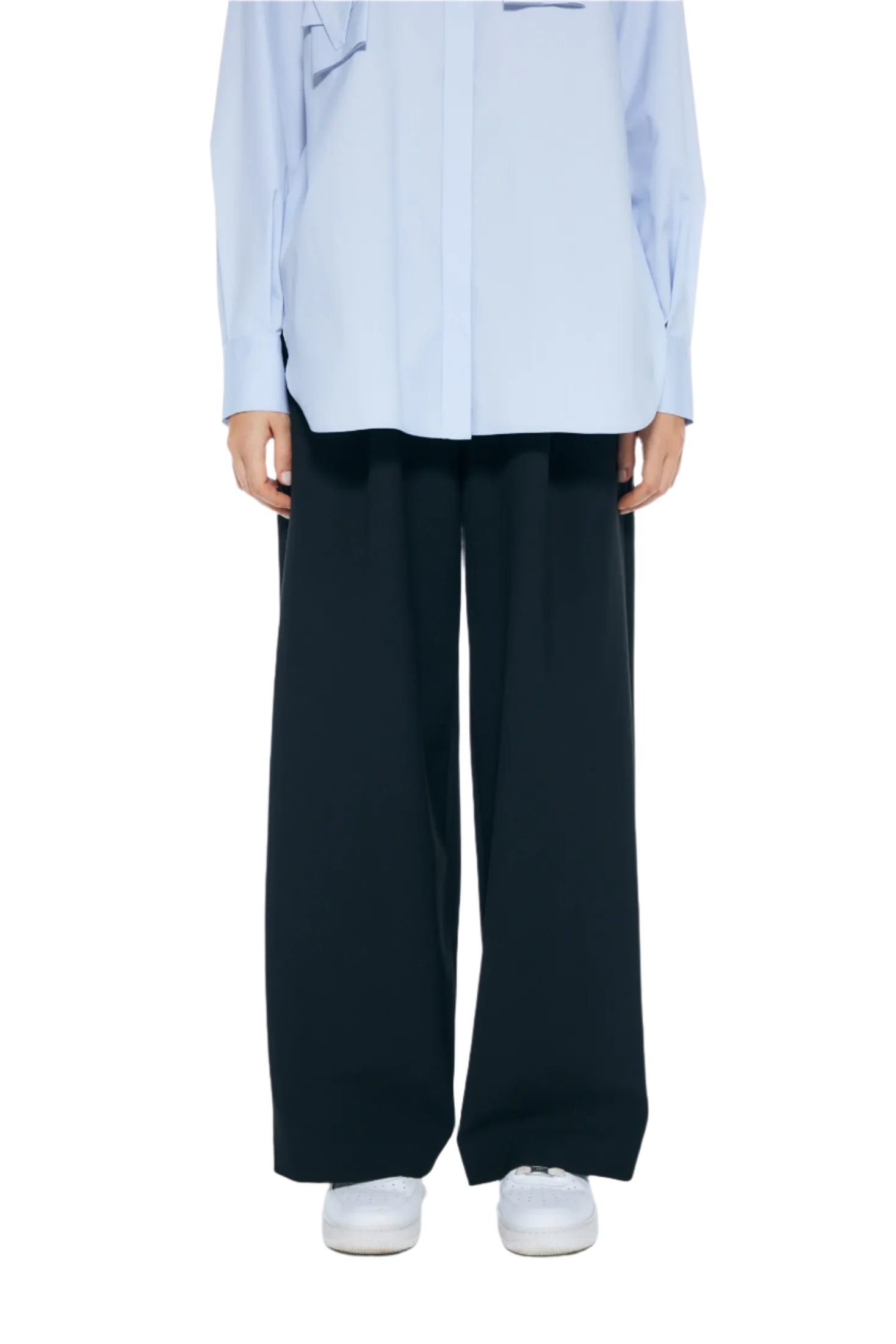 Enfold Relax Wide Pants Black