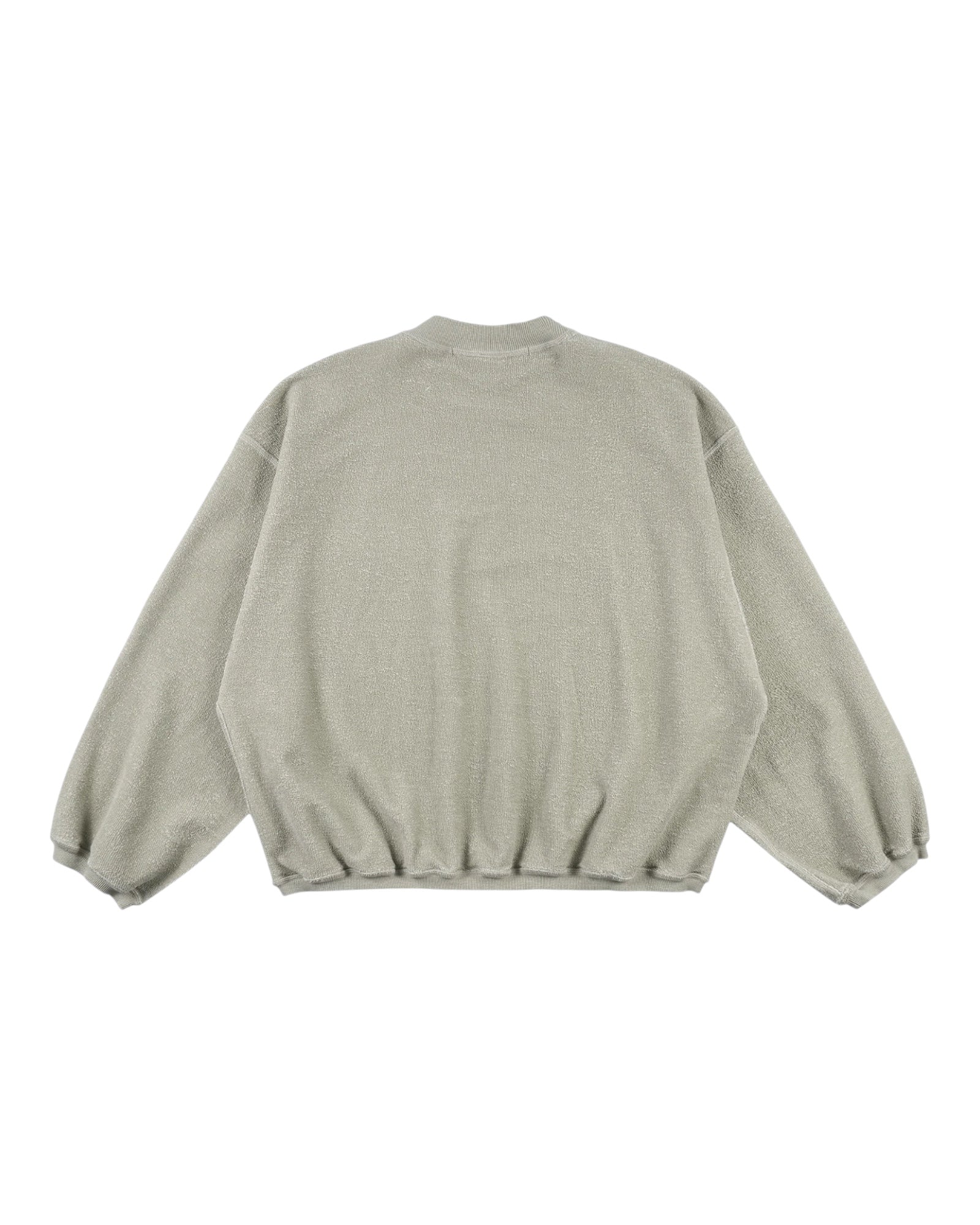 Sankuanz “Nalamda” Print Reversible Crewneck Sweatshirt Beige