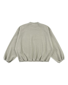 Sankuanz “Nalamda” Print Reversible Crewneck Sweatshirt Beige