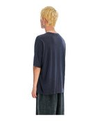 Sankuanz Monogram Print Short-Sleeve Tee Black