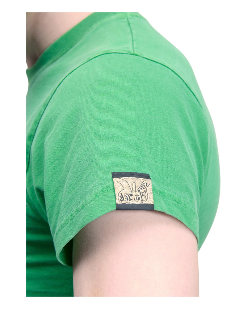 Martine Rose Shrunken  T-shirt Green Rose Martine
