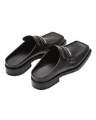 Martine Rose Square Toe Mule Black