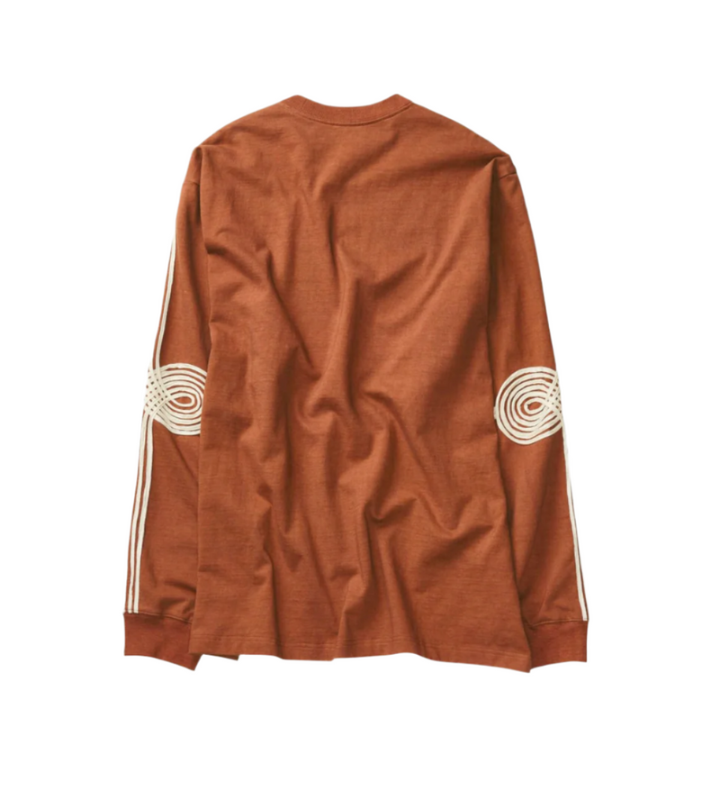 Song for the Mute Applique Crewneck Pullover Brown