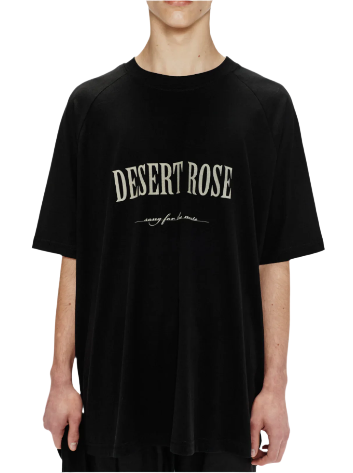 Song for the Mute Desert Rose Raglan Tee Black