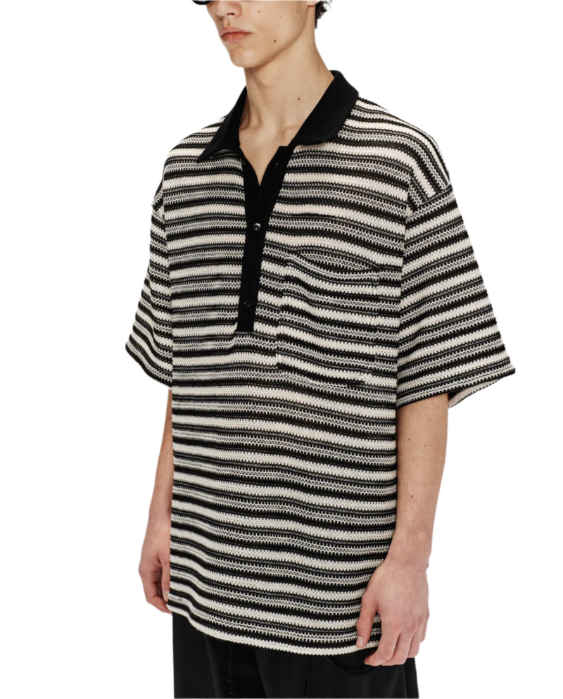 Song for the Mute Gym Polo Black / Ivory