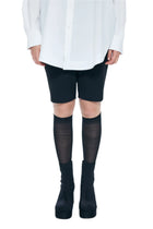 Enfold Slim Biker Pants Black