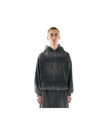 Luu Dan Slouch Hoodie Metal Snake / Black Smoke
