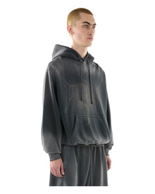 Luu Dan Slouch Hoodie Metal Snake / Black Smoke