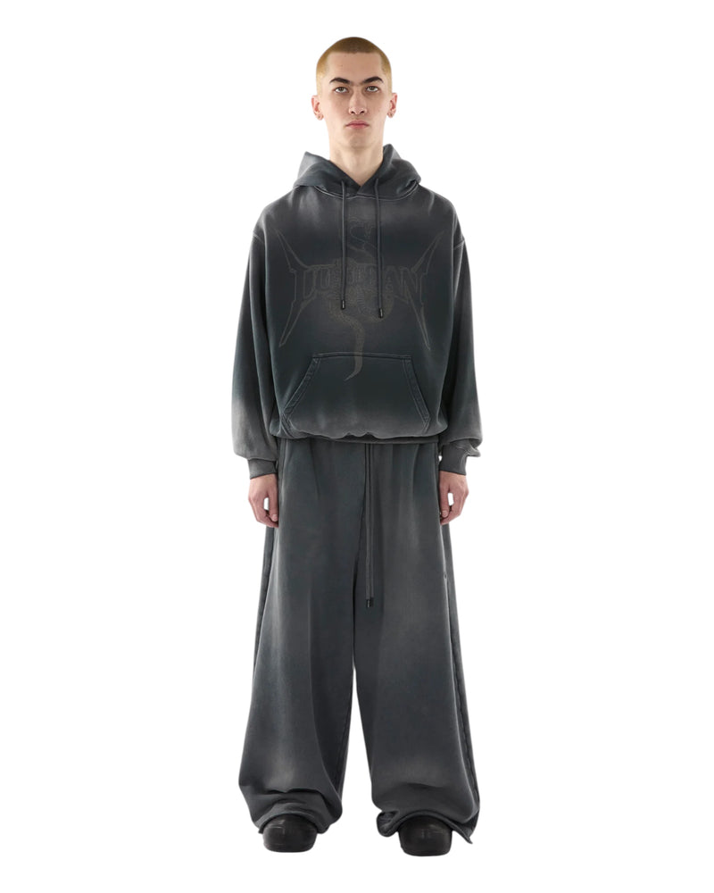 Luu Dan Slouch Hoodie Metal Snake / Black Smoke