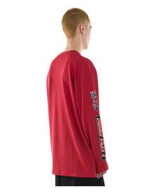 Luu Dan Oversized Long Sleeve Tee Motocross / Blood Red