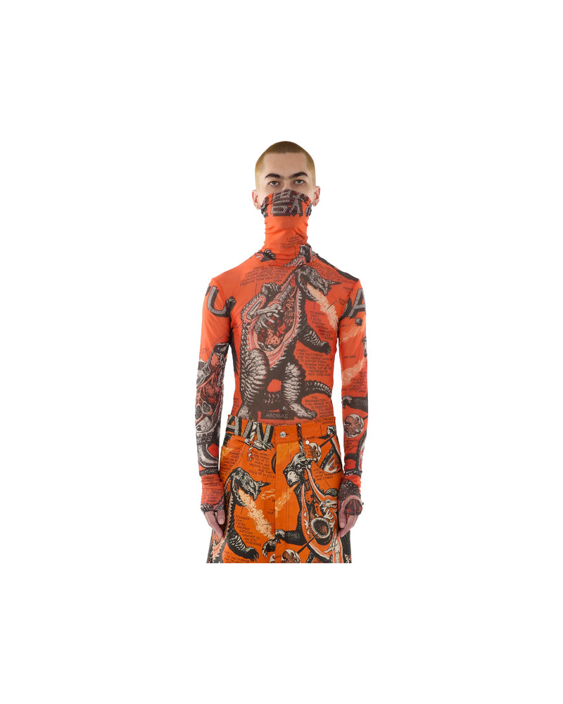 Luu Dan Masked Mesh Top Monsters / Kumquat