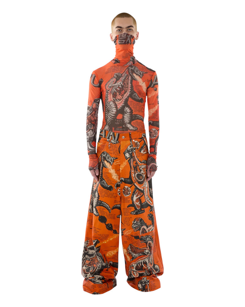 Luu Dan Masked Mesh Top Monsters / Kumquat