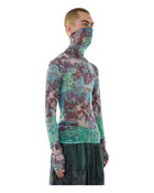 Luu Dan Masked Mesh Top Scenic Ghost Rider