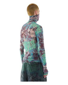 Luu Dan Masked Mesh Top Scenic Ghost Rider