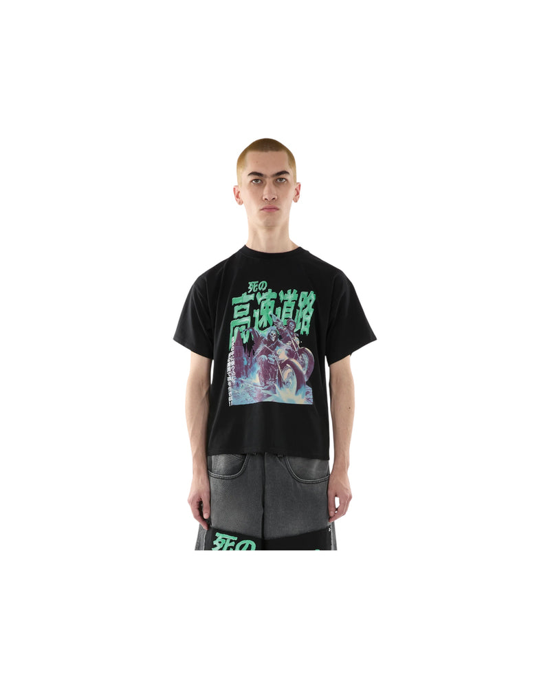 Luu Dan Box Tee Black / Green Ghost Riders