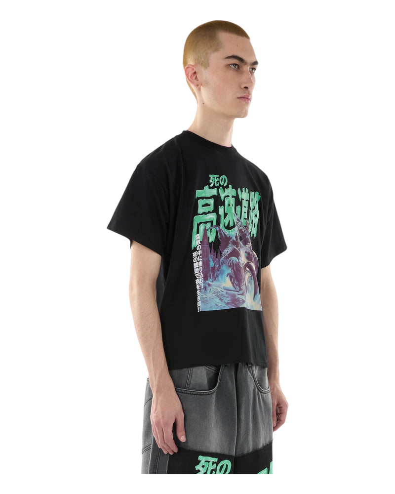 Luu Dan Box Tee Black / Green Ghost Riders