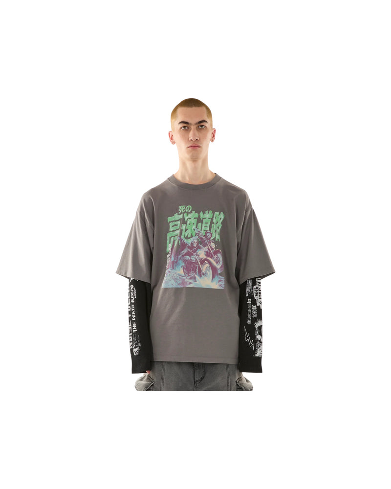 Luu Dan Double Deck Tee Ghost Rider / Light Smoke