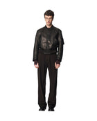 Omar Afridi Torqued Flight Jacket Black