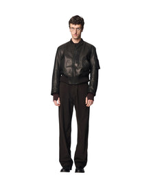 Omar Afridi Torqued Flight Jacket Black
