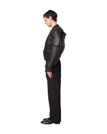 Omar Afridi Torqued Flight Jacket Black