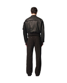 Omar Afridi Torqued Flight Jacket Black