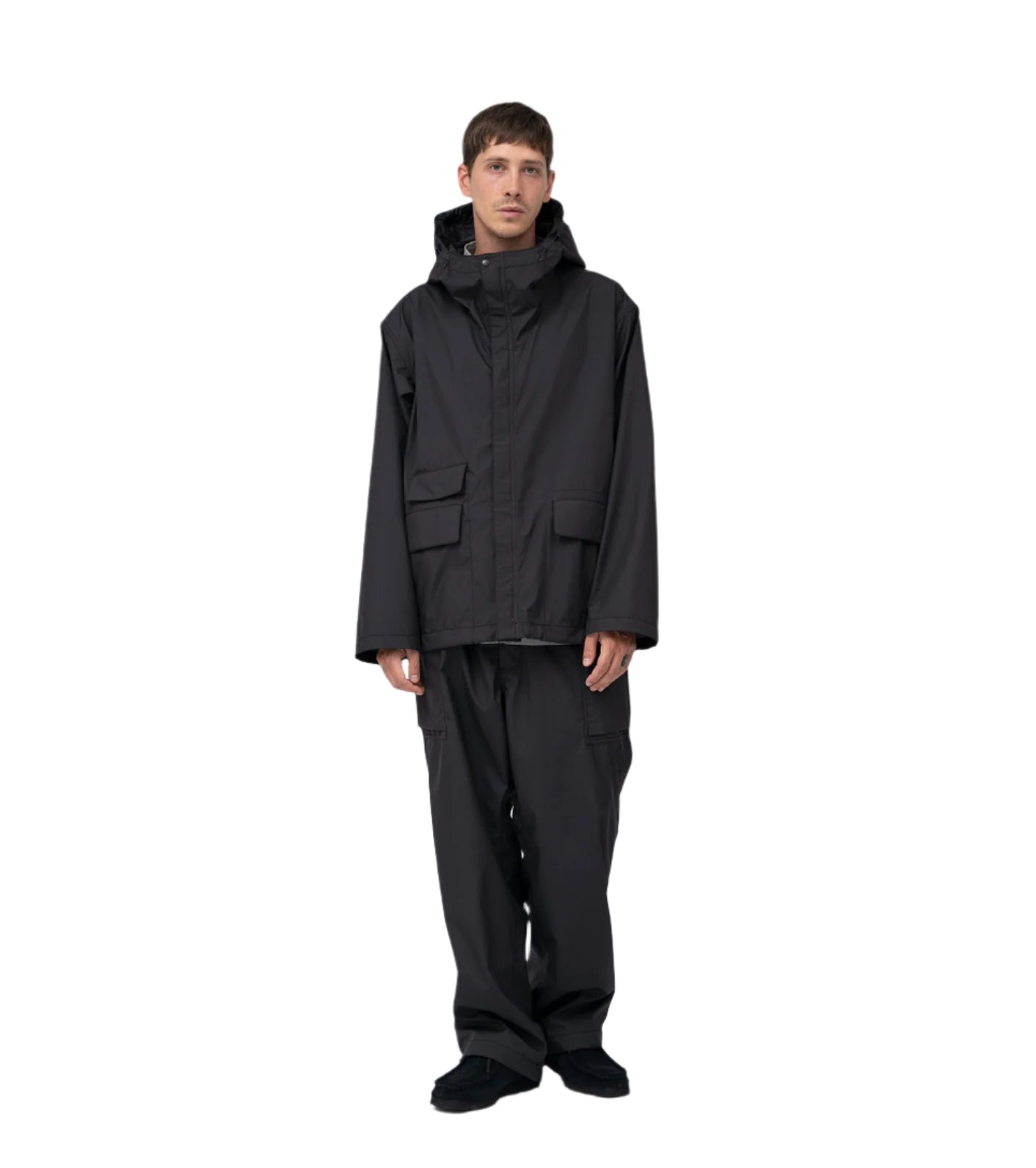 Nanamica 3L PERTEX SHIELD 2Way Travel Coat Black
