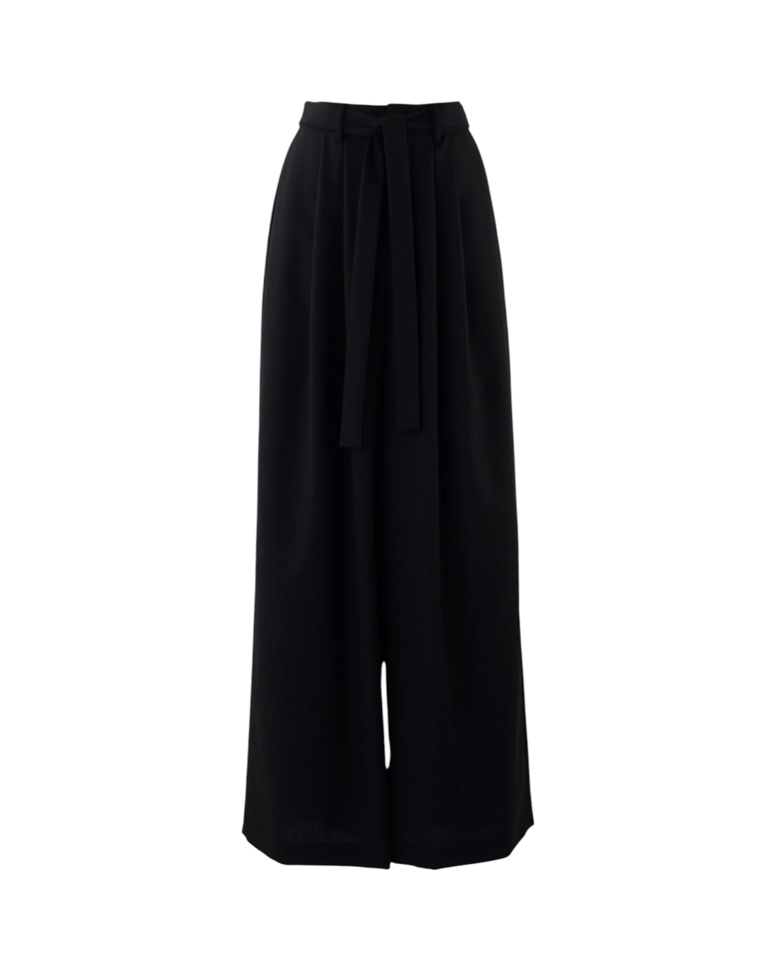 Enfold Tucked Wide Pants Black