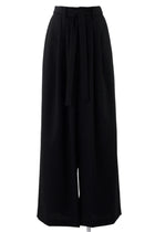 Enfold Tucked Wide Pants Black