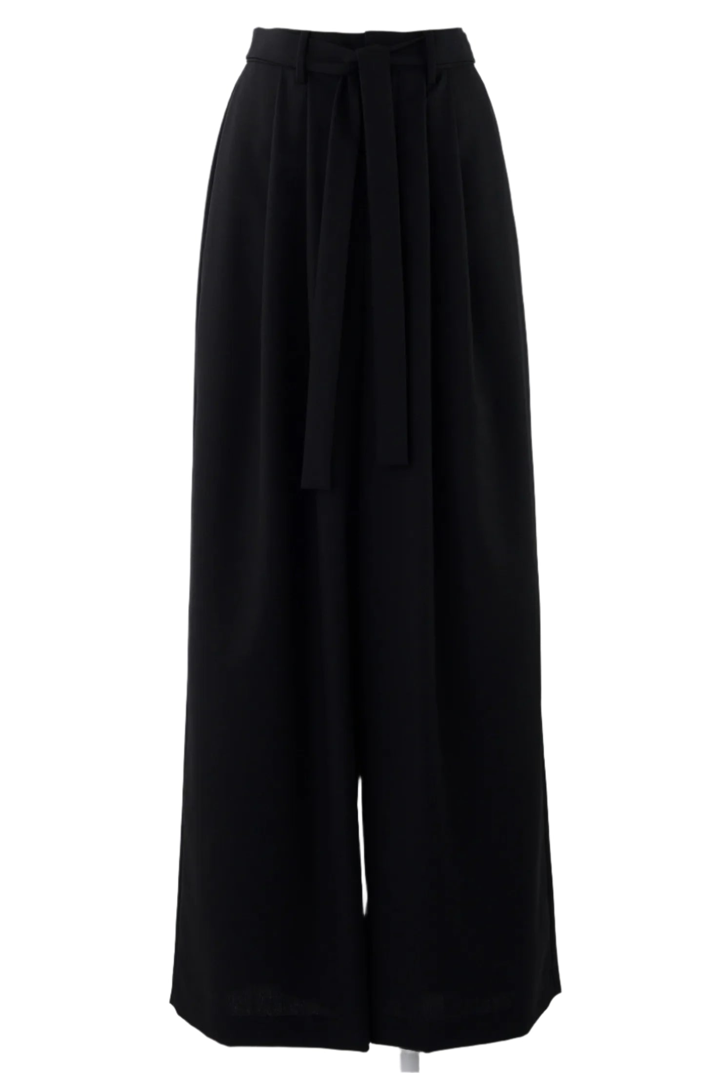 Enfold Tucked Wide Pants Black