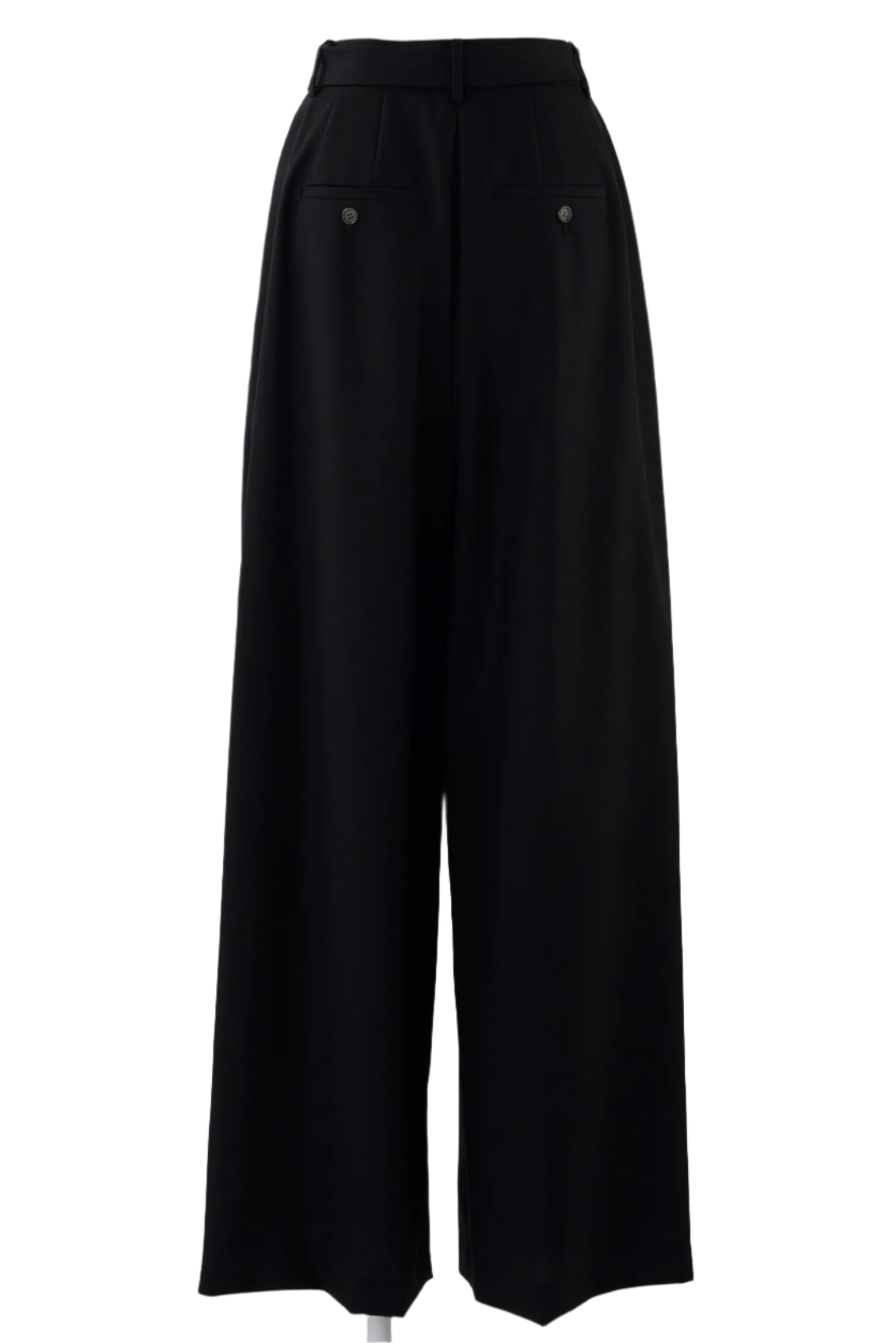 Enfold Tucked Wide Pants Black