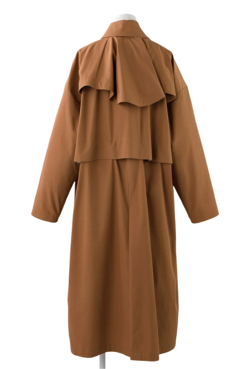 Enfold Two-Way Trench Coat Beige