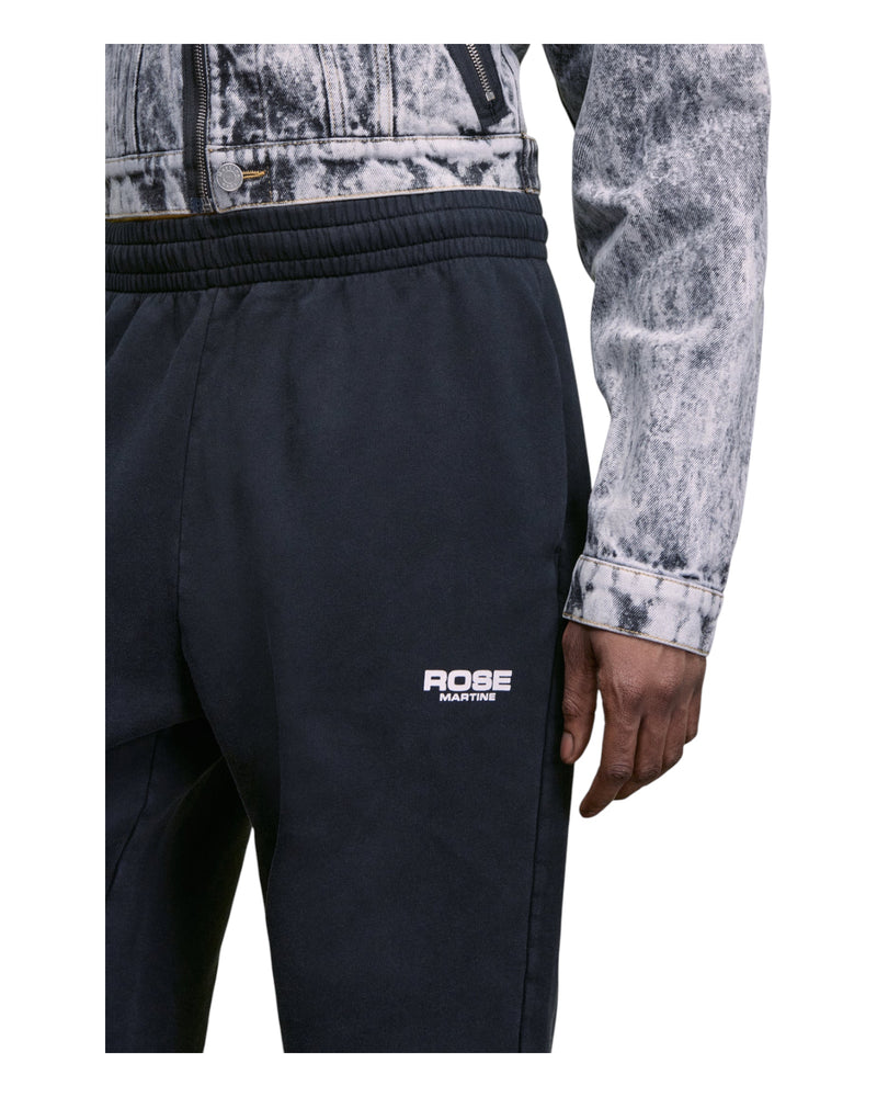 Martine Rose Wide Leg Trackpant Washed Black