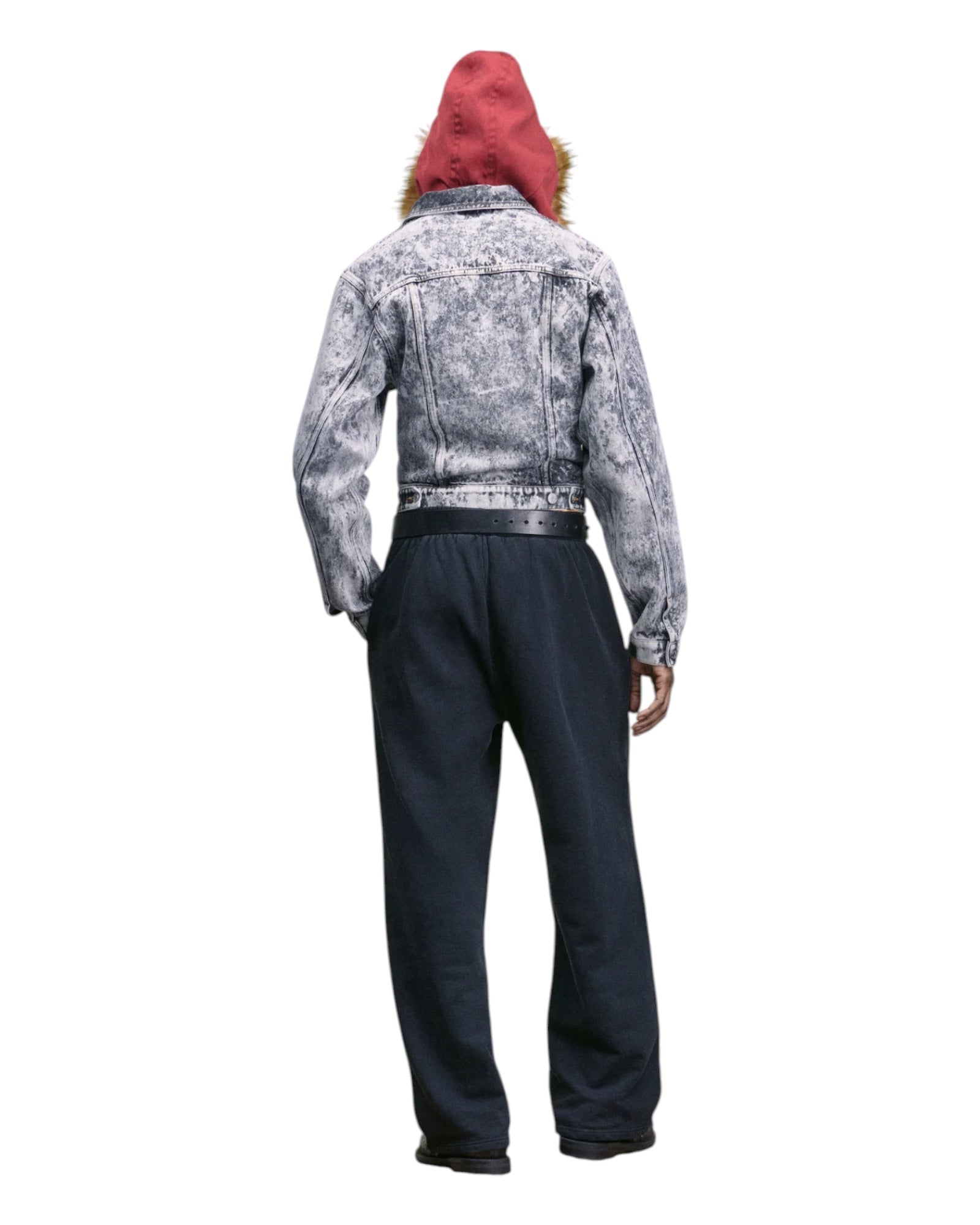 Martine Rose Wide Leg Trackpant Washed Black