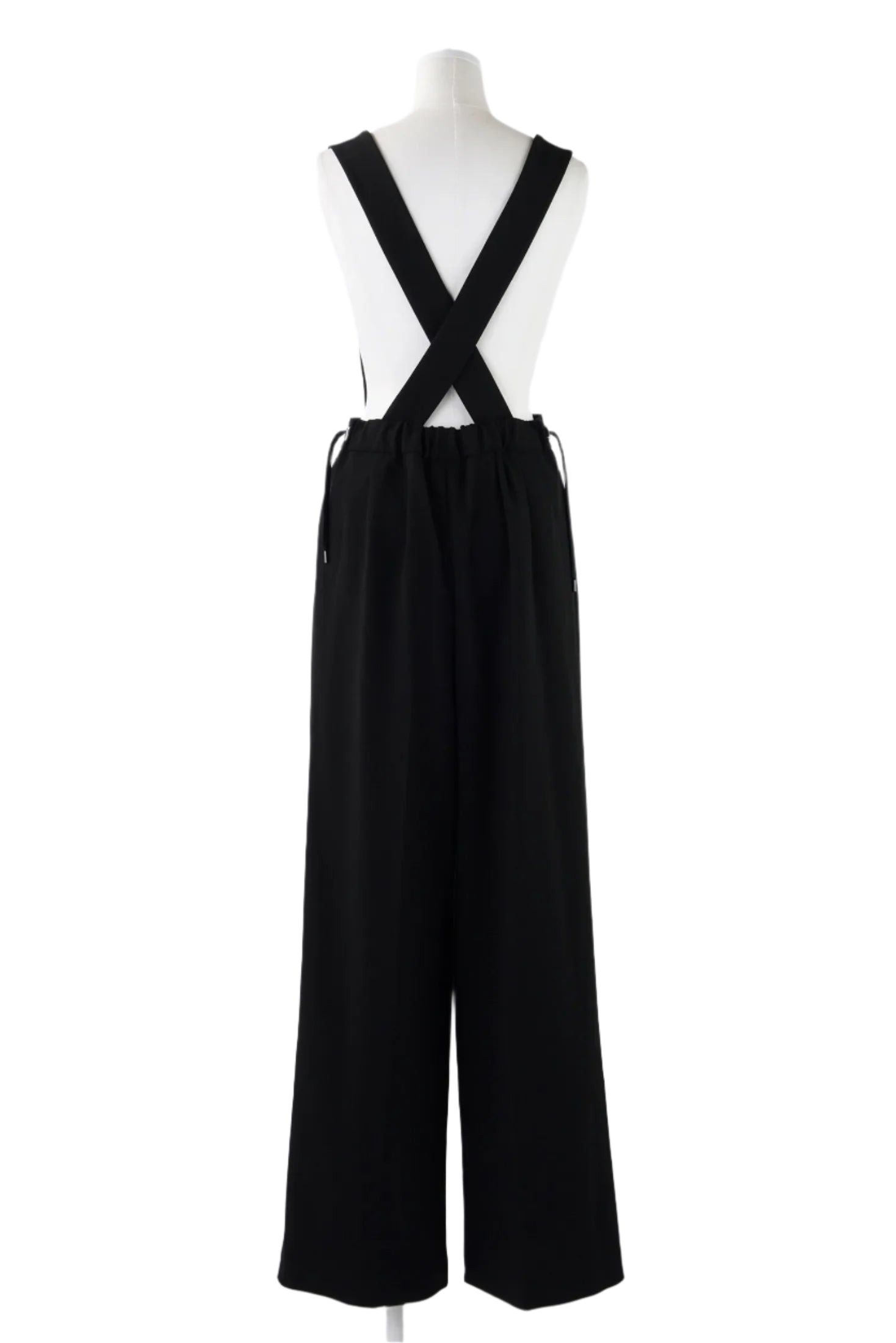 Enfold Wide Salopette Black