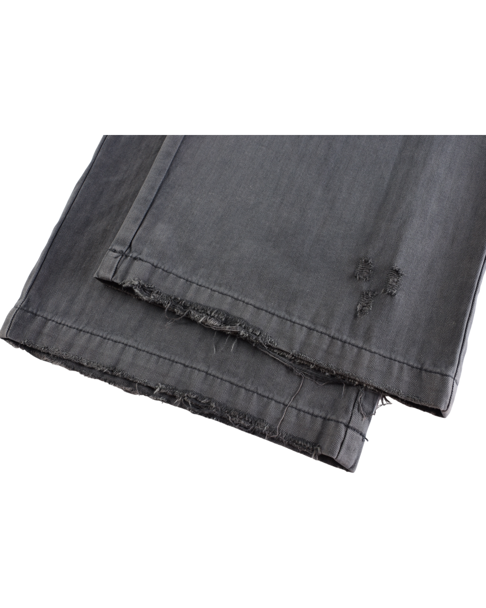 DRIFTA "Lowkey Flex" Distressed Washed Utility Cargo Pants Black