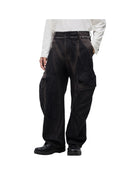 Jiyong Kim  Sun-Bleached 3D-Pocket Trousers Black