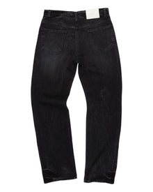Alexander Digenova Straight Leg Duct Tape Jeans Black