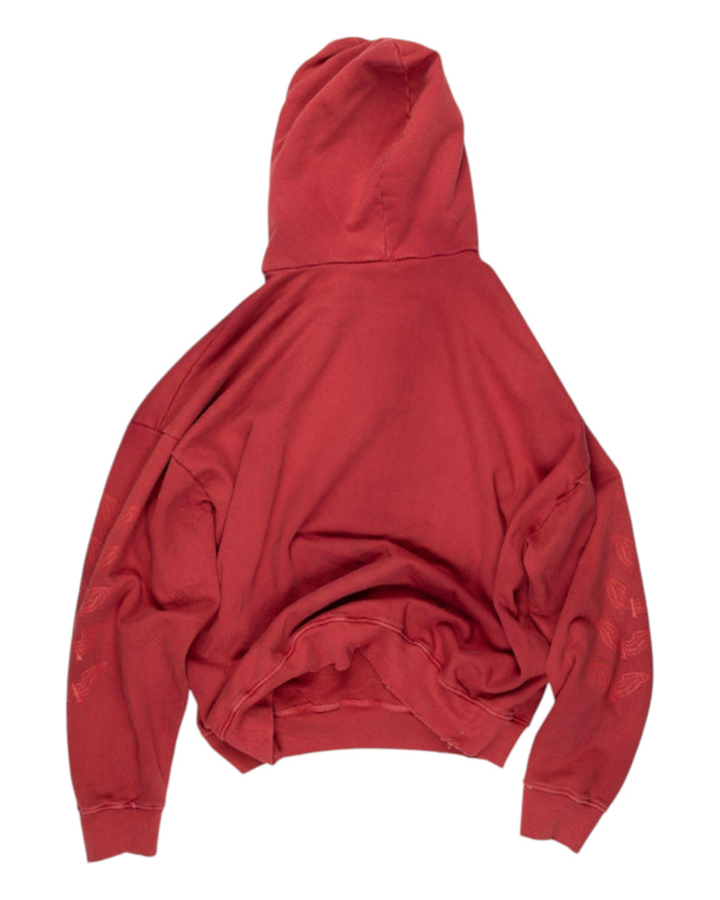 Alexander Digenova Melt Lock Logo Hoodie Red