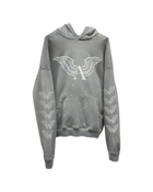 Alexander Digenova Logo Hoodie Thrashed Sky Blue