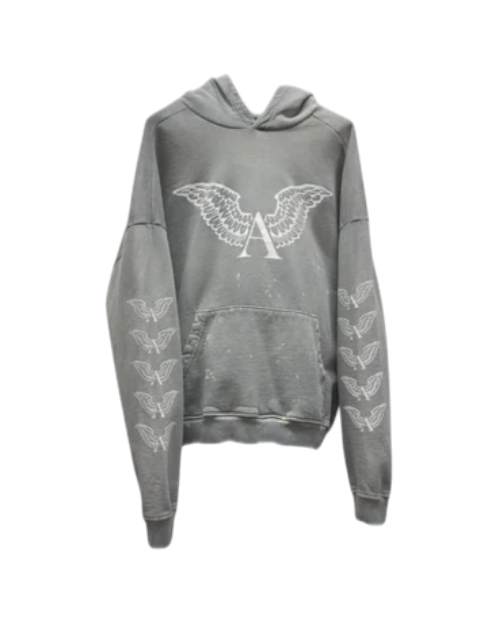 Alexander Digenova Logo Hoodie Thrashed Sky Blue