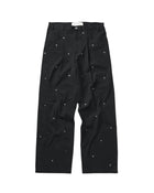Song for the Mute Metal Bead Boyfriend Jeans Black