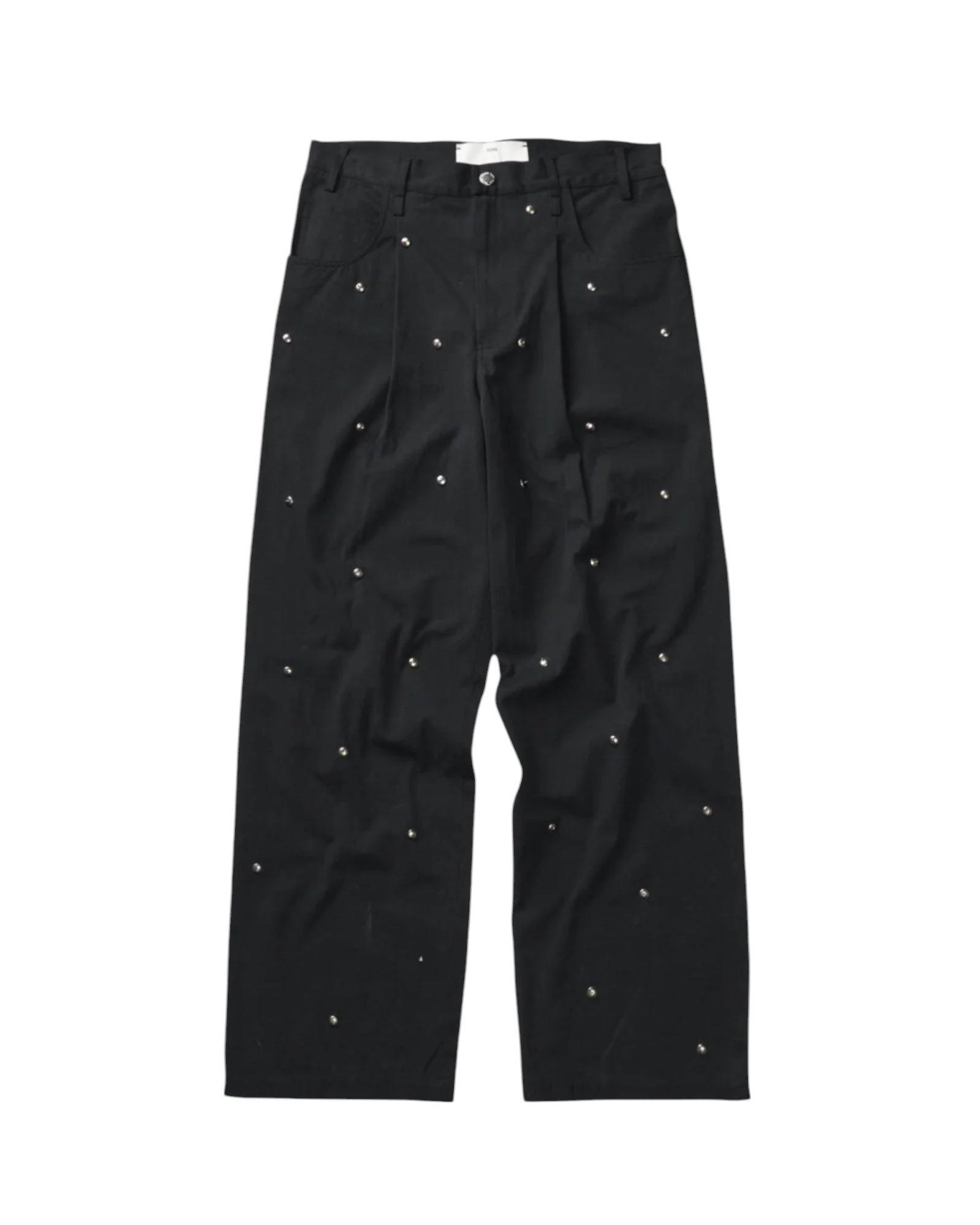 Song for the Mute Metal Bead Boyfriend Jeans Black